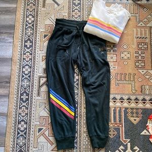 Madewell sweatchirt and pant set (commune). Size s